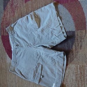 Columbia Cargo Shorts tan olive size 40 waist 100% cotton